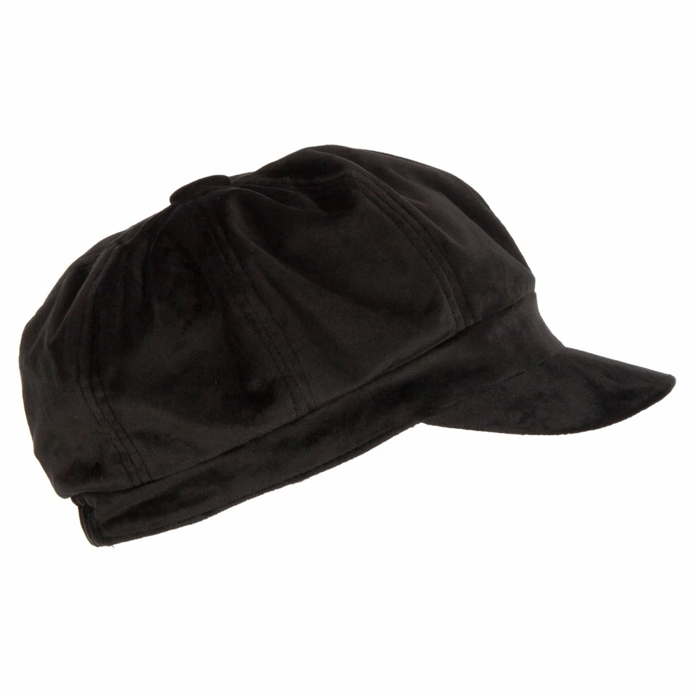 Something Special Classic Polyester Velvet Newsboy Hat 11 Something Special Classic Polyester Velvet Newsboy Hat - Image 9