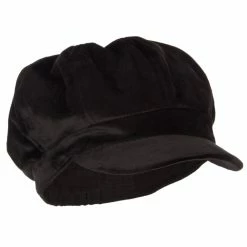 Something Special Classic Polyester Velvet Newsboy Hat 31 Something Special Classic Polyester Velvet Newsboy Hat -Adams Shop lc001nb black 5