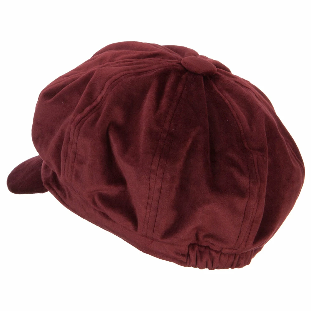 Something Special Classic Polyester Velvet Newsboy Hat 14 Something Special Classic Polyester Velvet Newsboy Hat - Image 12