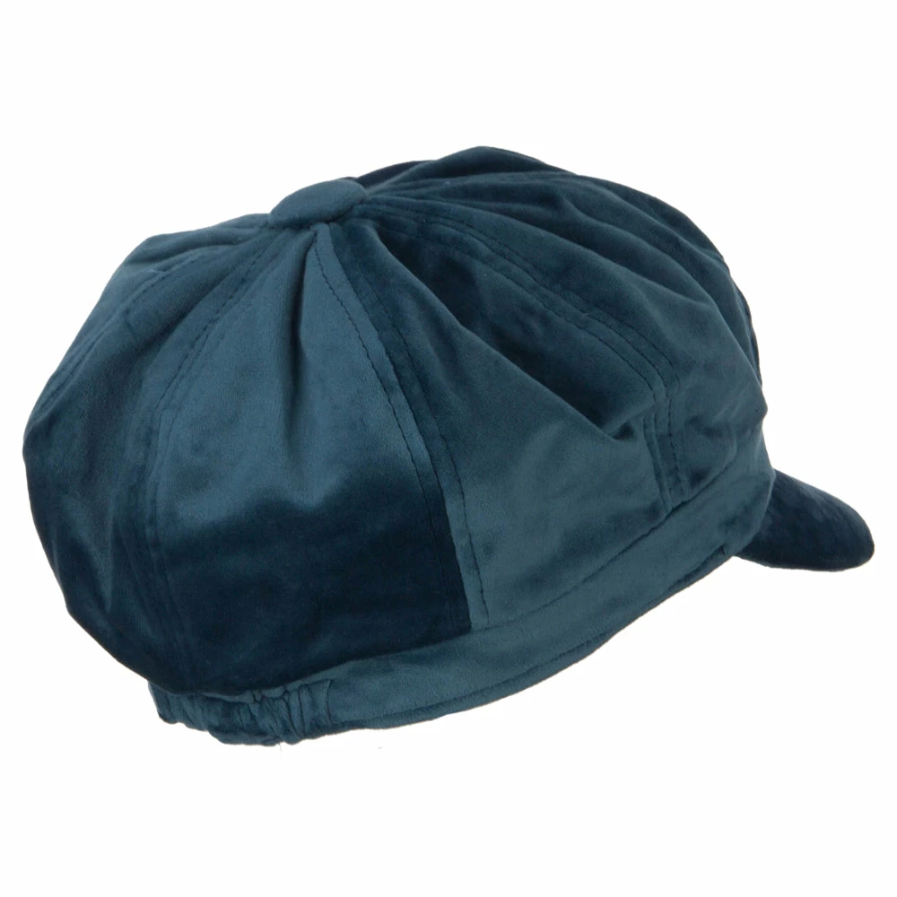 Something Special Classic Polyester Velvet Newsboy Hat 5 Something Special Classic Polyester Velvet Newsboy Hat - Image 3