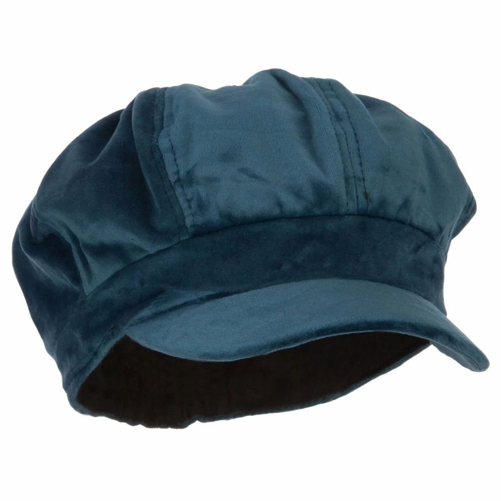 Something Special Classic Polyester Velvet Newsboy Hat 7 Something Special Classic Polyester Velvet Newsboy Hat - Image 5