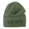 Eagle Crest Laser Fleece US Military Short Beanie 2 Eagle Crest Laser Fleece US Military Short Beanie -Adams Shop lf001bs army green 1