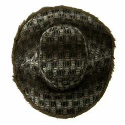 Jeanne Simmons Lady's Brown Faux Fur Trim Hat -Adams Shop lf001fw 5