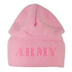 Eagle Crest Laser Fleece US Military Short Beanie 82 Eagle Crest Laser Fleece US Military Short Beanie -Adams Shop lf002bs army pink 1