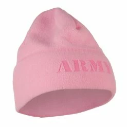 Eagle Crest Laser Fleece US Military Short Beanie 86 Eagle Crest Laser Fleece US Military Short Beanie -Adams Shop lf002bs army pink 5