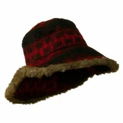 Jeanne Simmons Lady's Brown Faux Fur Trim Hat -Adams Shop lf002fw 4