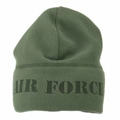 Eagle Crest Laser Fleece US Military Short Beanie 52 Eagle Crest Laser Fleece US Military Short Beanie -Adams Shop lf003bs usaf green 1