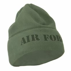 Eagle Crest Laser Fleece US Military Short Beanie 56 Eagle Crest Laser Fleece US Military Short Beanie -Adams Shop lf003bs usaf green 5
