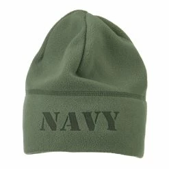 Eagle Crest Laser Fleece US Military Short Beanie 57 Eagle Crest Laser Fleece US Military Short Beanie -Adams Shop lf005bs navy green 1