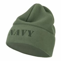 Eagle Crest Laser Fleece US Military Short Beanie 58 Eagle Crest Laser Fleece US Military Short Beanie -Adams Shop lf005bs navy green 2