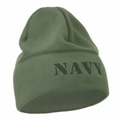 Eagle Crest Laser Fleece US Military Short Beanie 61 Eagle Crest Laser Fleece US Military Short Beanie -Adams Shop lf005bs navy green 5