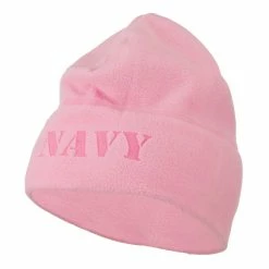 Eagle Crest Laser Fleece US Military Short Beanie 63 Eagle Crest Laser Fleece US Military Short Beanie -Adams Shop lf006bs navy pink 2