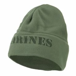 Eagle Crest Laser Fleece US Military Short Beanie 68 Eagle Crest Laser Fleece US Military Short Beanie -Adams Shop lf007bs marines green 2