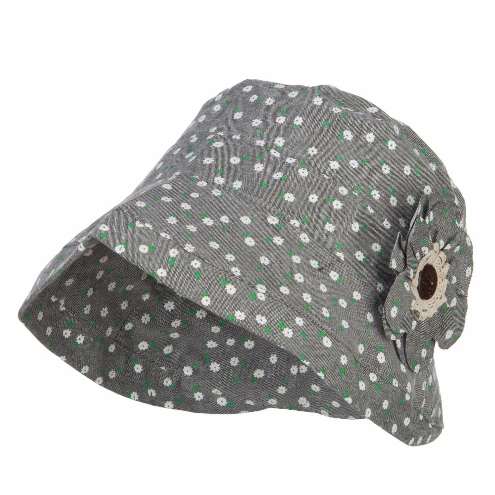 Jeanne Simmons Women's Floral Rolled Brim Bucket Hat 8 Jeanne Simmons Women's Floral Rolled Brim Bucket Hat - Image 6