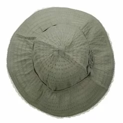 Jeanne Simmons Crushable Bucket Hat With Flower Accent -Adams Shop lp002cr green 5