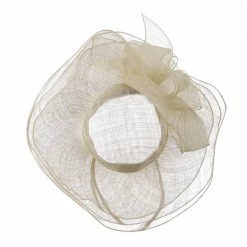 Jeanne Simmons 3 Layers Of Ruffled Brim Sinamay Hat -Adams Shop lr002fs 5