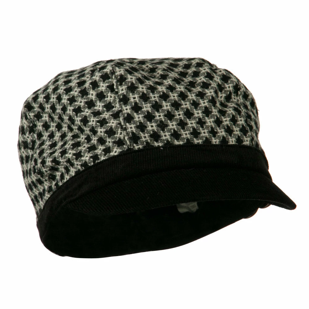 Jeanne Simmons Libby Silver Button Cabbie Cap 5 Jeanne Simmons Libby Silver Button Cabbie Cap - Image 3