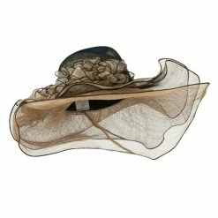 Something Special 3 Layers Ruffled Brim Sinamay Hat