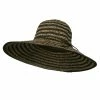 Jeanne Simmons Woman's Leopard Stripe Paper Braid Hat -Adams Shop ls001fw 1 1