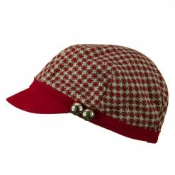 Jeanne Simmons Libby Silver Button Cabbie Cap 20 Jeanne Simmons Libby Silver Button Cabbie Cap -Adams Shop ls002cb 5