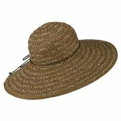 Jeanne Simmons Woman's Leopard Stripe Paper Braid Hat 25 Jeanne Simmons Woman's Leopard Stripe Paper Braid Hat -Adams Shop ls002fw 3