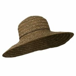 Jeanne Simmons Woman's Leopard Stripe Paper Braid Hat 23 Jeanne Simmons Woman's Leopard Stripe Paper Braid Hat -Adams Shop ls002fw 4