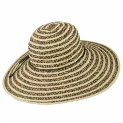 Jeanne Simmons Woman's Leopard Stripe Paper Braid Hat 28 Jeanne Simmons Woman's Leopard Stripe Paper Braid Hat -Adams Shop ls003fw 3