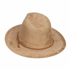 Jeanne Simmons Women's Leatherette Tie Suede Panama Hat 23 Jeanne Simmons Women's Leatherette Tie Suede Panama Hat -Adams Shop lt002pe camel 2