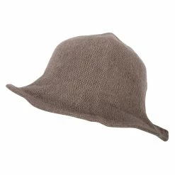 Jeanne Simmons Ladies Wool Wired 3 Inch Brim Bucket Hat -Adams Shop lw001bh beige 5