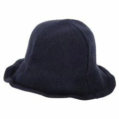 Jeanne Simmons Ladies Wool Wired 3 Inch Brim Bucket Hat -Adams Shop lw003bh navy 2