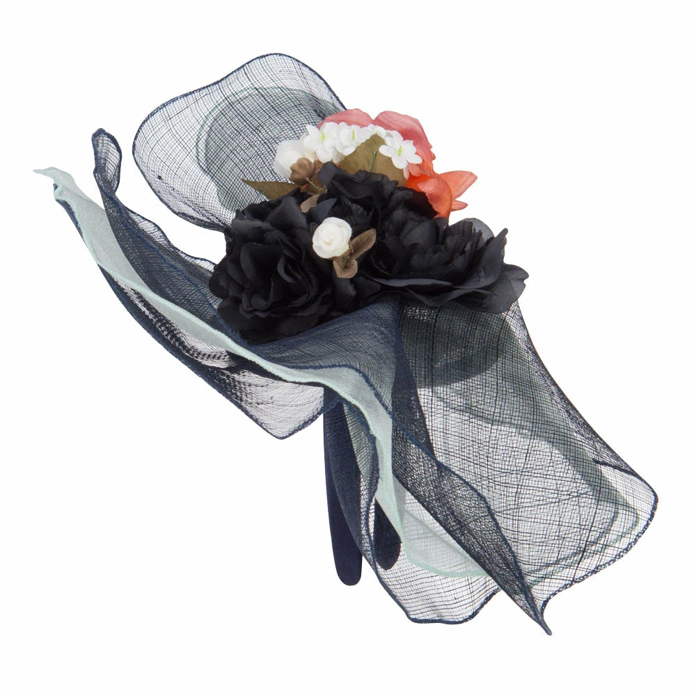 Something Special Three Layers Fascinator With Mixed Flower 6 Something Special Three Layers Fascinator With Mixed Flower - Image 4