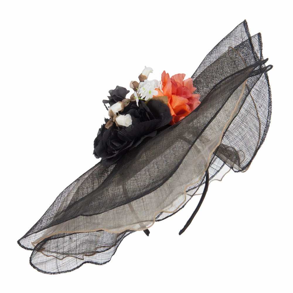 Something Special Three Layers Fascinator With Mixed Flower 7 Something Special Three Layers Fascinator With Mixed Flower - Image 5