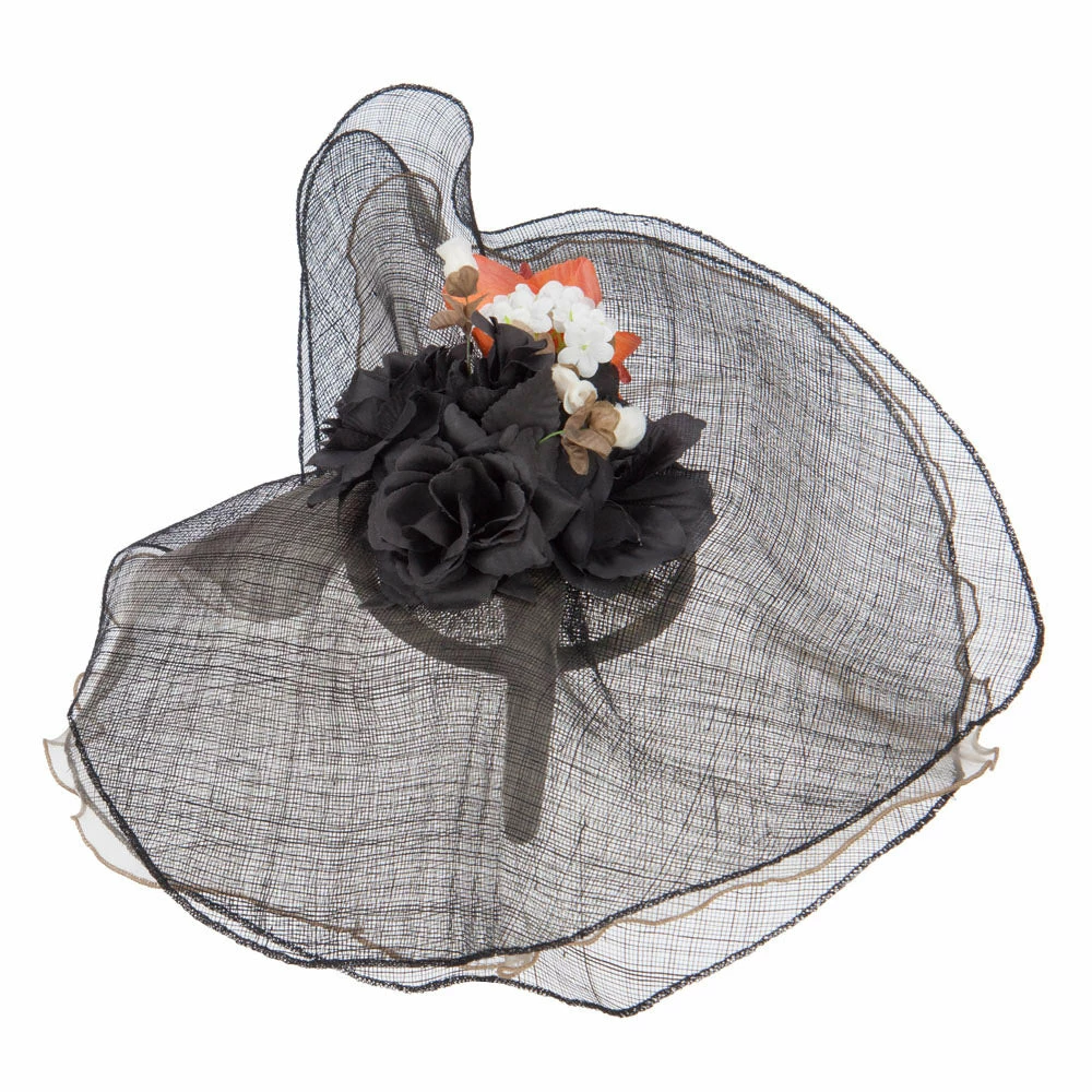 Something Special Three Layers Fascinator With Mixed Flower 10 Something Special Three Layers Fascinator With Mixed Flower - Image 8