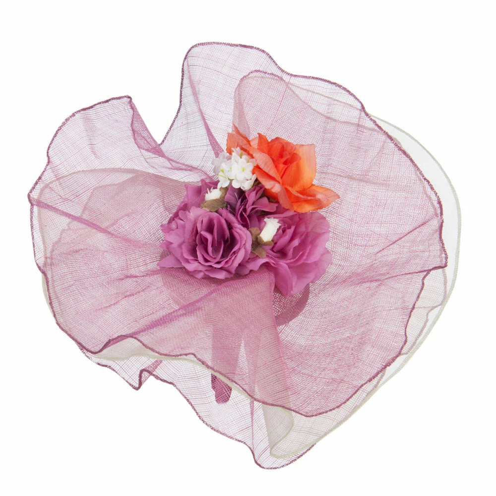 Something Special Three Layers Fascinator With Mixed Flower 14 Something Special Three Layers Fascinator With Mixed Flower - Image 12