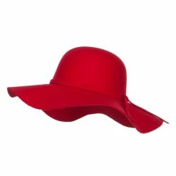 Hatiya Polyester Floppy Wide Brim Hat -Adams Shop ly010fp red retake 4