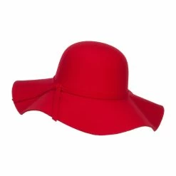 Hatiya Polyester Floppy Wide Brim Hat -Adams Shop ly010fp red retake 5