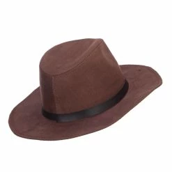 Hatiya Suede Panama PU Buckle Band Hat 29 Hatiya Suede Panama PU Buckle Band Hat -Adams Shop mb003cf brown 3