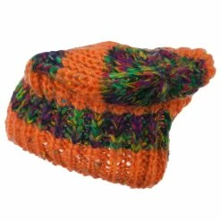 Hatiya Multi Color Long Beanie 18 Hatiya Multi Color Long Beanie -Adams Shop mc001bd orange 2