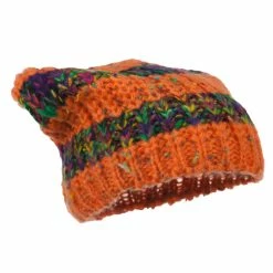 Hatiya Multi Color Long Beanie 20 Hatiya Multi Color Long Beanie -Adams Shop mc001bd orange 4