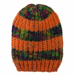 Hatiya Multi Color Long Beanie 21 Hatiya Multi Color Long Beanie -Adams Shop mc001bd orange 5