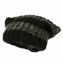 Hatiya Multi Color Long Beanie 27 Hatiya Multi Color Long Beanie -Adams Shop mc003bd black 1