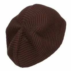 Rasta World Medium Crown New Rasta Beanie Hat -Adams Shop mc013bn brown 3