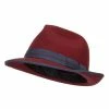 Jeanne Simmons Women's Wool Felt Band Fedora -Adams Shop me001cf apricot 1
