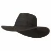 Jeanne Simmons Women's Paper Straw Wide Brim Fedora Hat -Adams Shop me001sf black 1