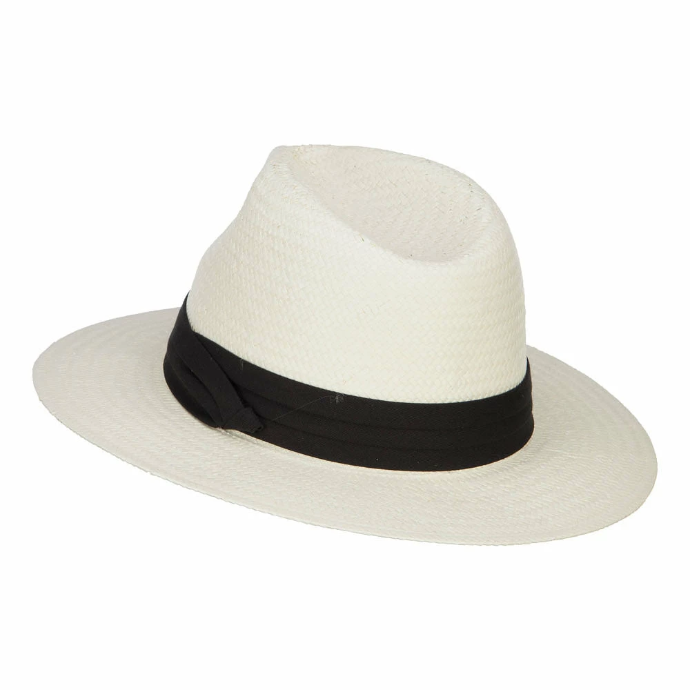 MG Toyo Fedora Hat With Color Band 9 MG Toyo Fedora Hat With Color Band - Image 7