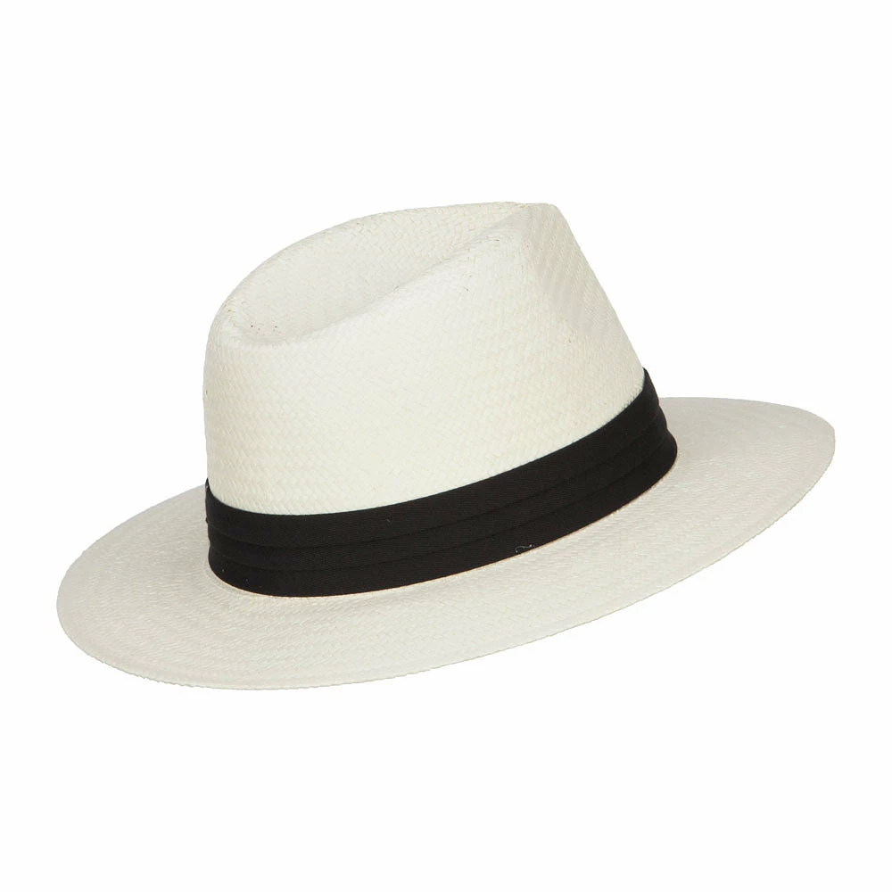 MG Toyo Fedora Hat With Color Band 10 MG Toyo Fedora Hat With Color Band - Image 8