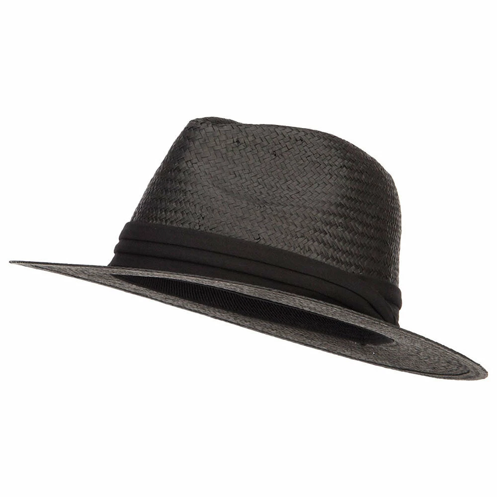 MG Toyo Fedora Hat With Color Band 13 MG Toyo Fedora Hat With Color Band - Image 11