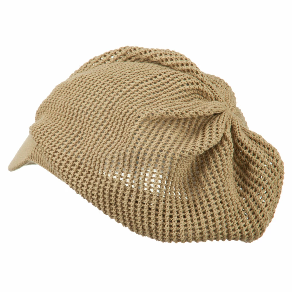 Rasta World Mesh Deep Crown Visored Beanie 4 Rasta World Mesh Deep Crown Visored Beanie - Image 2