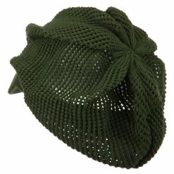 Rasta World Mesh Deep Crown Visored Beanie 28 Rasta World Mesh Deep Crown Visored Beanie -Adams Shop mh002dc olive 2