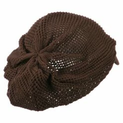 Rasta World Mesh Deep Crown Visored Beanie 34 Rasta World Mesh Deep Crown Visored Beanie -Adams Shop mh003dc brown 3